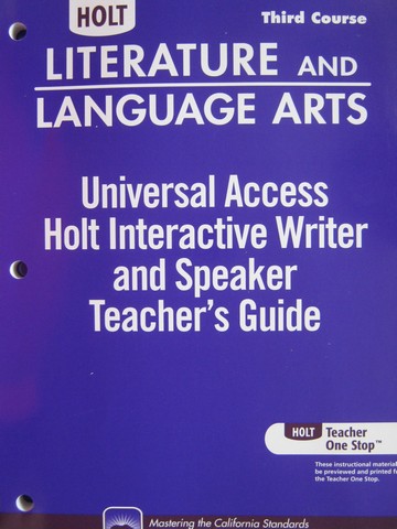 (image for) Interactive Writer & Speaker TG 3rd Course (CA)(TE)(P)