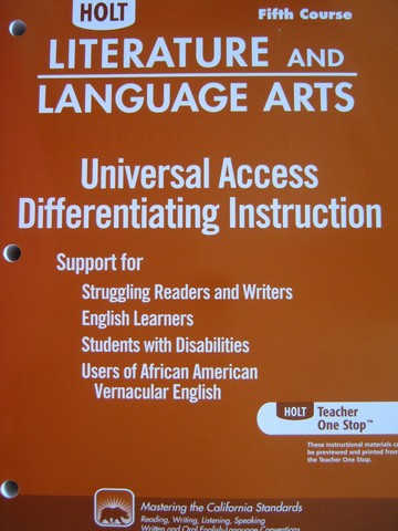 (image for) Differentiating Instruction 5th Course (CA)(P)
