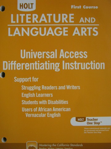 (image for) Differentiating Instruction 1st Course (CA)(P)
