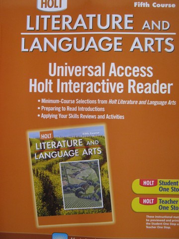 (image for) Universal Access Holt Interactive Reader 5th Course (CA)(P)