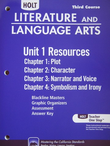 (image for) Literature & Language Arts 3rd Course Unit 1 Resources (CA)(P)
