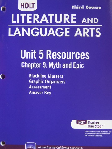 (image for) Literature & Language Arts 3rd Course Unit 5 Resources (CA)(P)