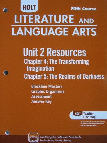 (image for) Literature & Language Arts 5th Course Unit 2 Resources (CA)(P)