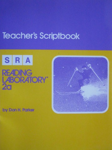(image for) SRA Reading Laboratory 2a Teacher's Scriptbook (TE)(P)