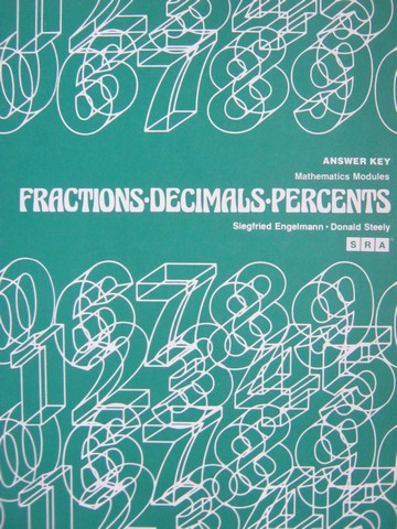 (image for) Mathematics Modules Fractions Decimals Percents Answer Key (P)