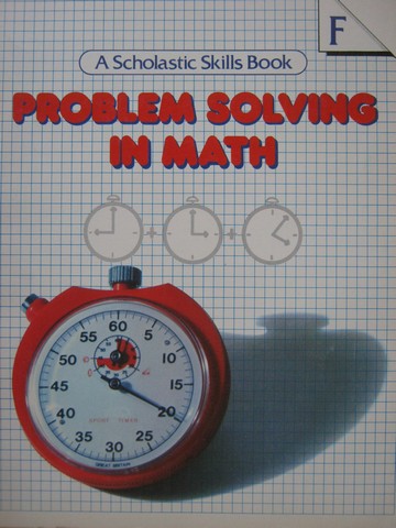 (image for) Problem Solving in Math Book F (P) by Linda Jensen Sheffield - Click Image to Close