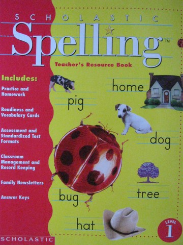 (image for) Scholastic Spelling 1 TRB (TE)(P) by Moats & Foorman