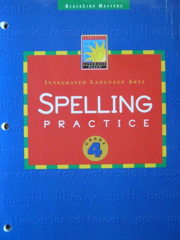 (image for) Literacy Place 4 Spelling Practice BLM (P)