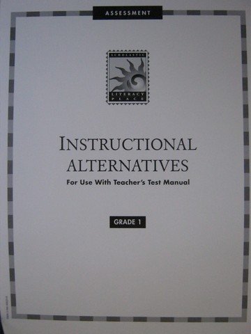 (image for) Literacy Place 1 Instructional Alternatives (Card)