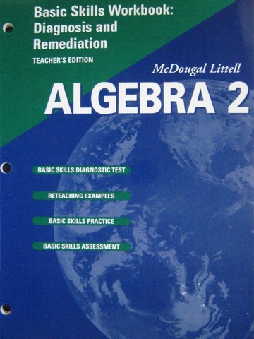 (image for) Algebra 2 Applications Equations Graphs Basic Skills WB (TE)(P)