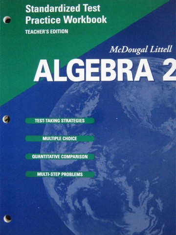 (image for) Algebra 2 Standardized Test Practice Workbook TE (TE)(P)