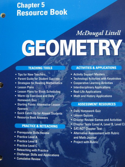 (image for) Geometry Applying Reasoning Measuring Chapter 5 Resource (P)