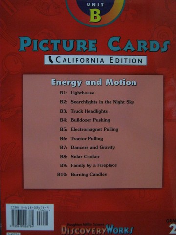(image for) DiscoveryWorks 2 Energy & Motion Picture Cards (CA)(Pk)