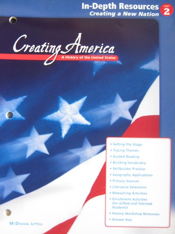 (image for) Creating America In-Depth Resources Unit 2 (P)