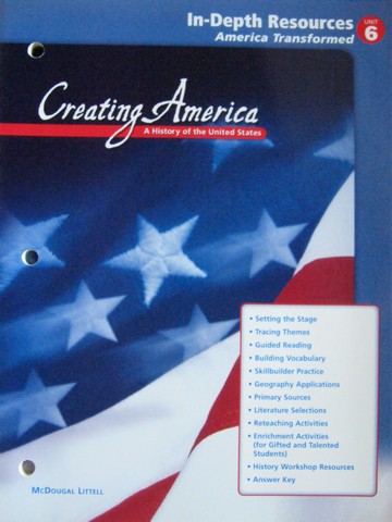 (image for) Creating America In-Depth Resources Unit 6 (P)