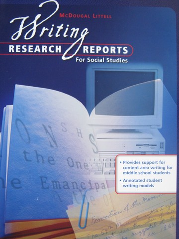 (image for) Writing Research Reports for Social Studies (P)