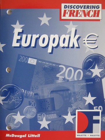 (image for) Discovering French Euro Edition Europak (P) by Valette & Valette