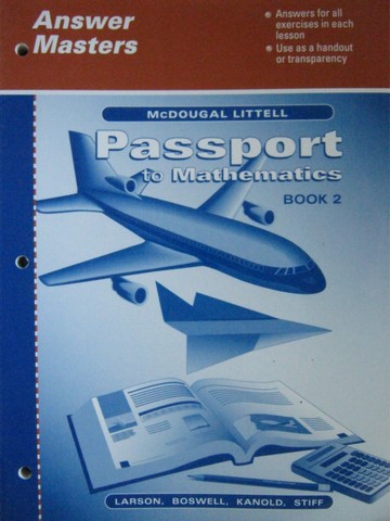 (image for) Passport to Mathematics 2 Answer Masters (P)