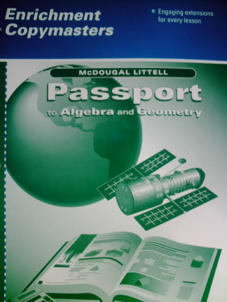 (image for) Passport to Algebra & Geometry Enrichment Copymasters (P)