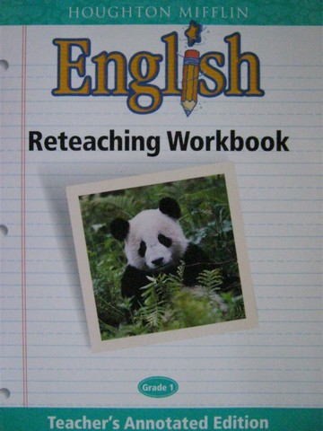 (image for) English 1 Reteaching Workbook TAE (TE)(P)
