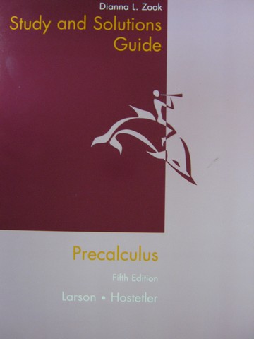 (image for) Precalculus 5th Edition Study & Solutions Guide (P) by Zook