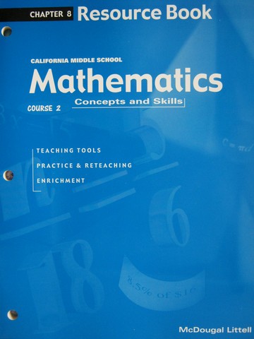 (image for) Mathematics Concepts & Skills Course 2 Chapter 8 (CA)(P)