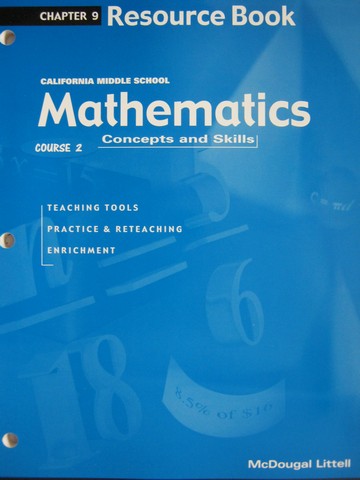 (image for) Mathematics Concepts & Skills Course 2 Chapter 9 (CA)(P)