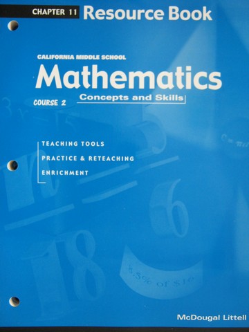 (image for) Mathematics Concepts & Skills Course 2 Chapter 11 (CA)(P)