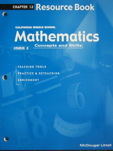 (image for) Mathematics Concepts & Skills Course 2 Chapter 12 (CA)(P)
