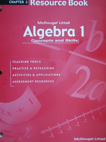 (image for) Algebra 1 Concepts & Skills Chapter 3 Resource Book (P)