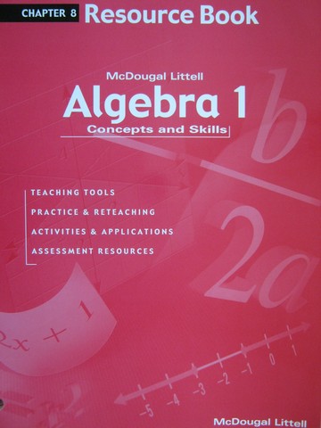 (image for) Algebra 1 Concepts & Skills Chapter 8 Resource Book (P)