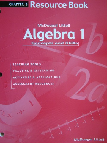 (image for) Algebra 1 Concepts & Skills Chapter 9 Resource Book (P)
