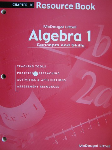 (image for) Algebra 1 Concepts & Skills Chapter 10 Resource Book (P)