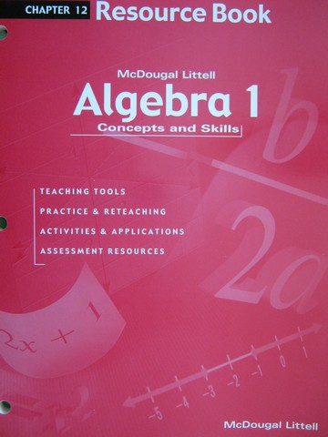 (image for) Algebra 1 Concepts & Skills Chapter 12 Resource Book (P)