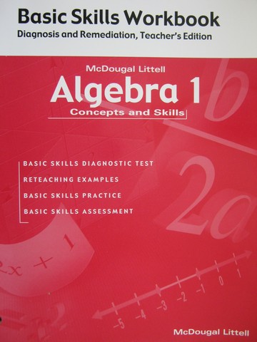 (image for) Algebra 1 Concepts & Skills Basic Skills Workbook TE (TE)(P)