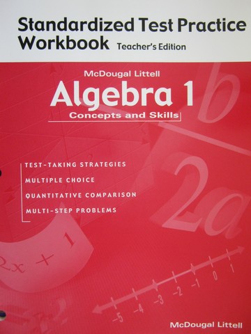 (image for) Algebra 1 Standardized Test Practice Workbook TE (TE)(P)