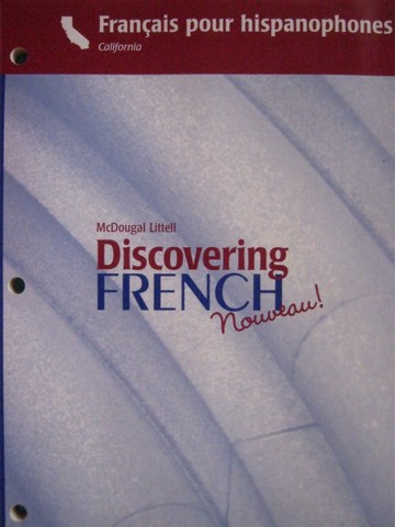 (image for) Discovering French Nouveau! Francais pour hispanophones (CA)(P) - Click Image to Close