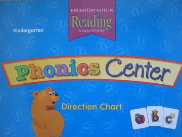 (image for) Reading K Phonics Center Direction Chart (Spiral)(Big) - Click Image to Close