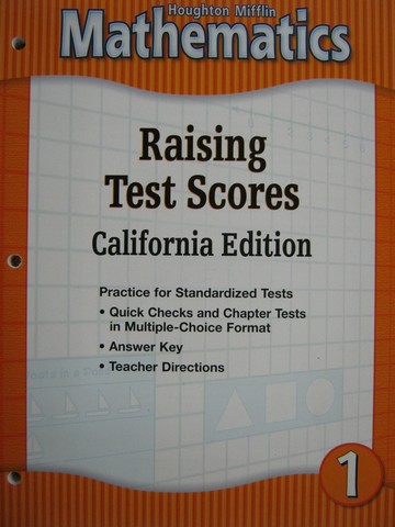 (image for) Mathematics 1 Raising Test Scores California Edition (CA)(P)