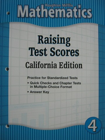 (image for) HM Mathematics 4 Raising Test Scores California Edition (CA)(P)
