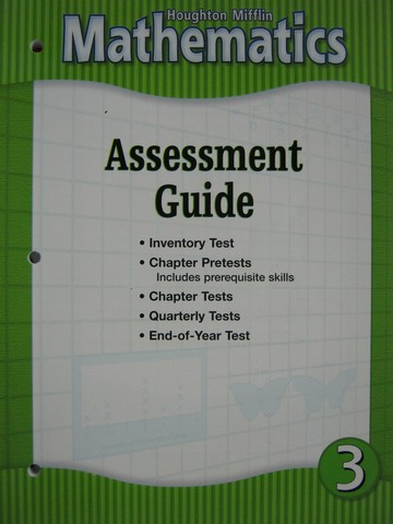 (image for) Mathematics 3 Assessment Guide (P)