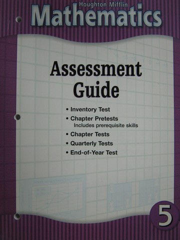 (image for) HM Mathematics 5 Assessment Guide (P)