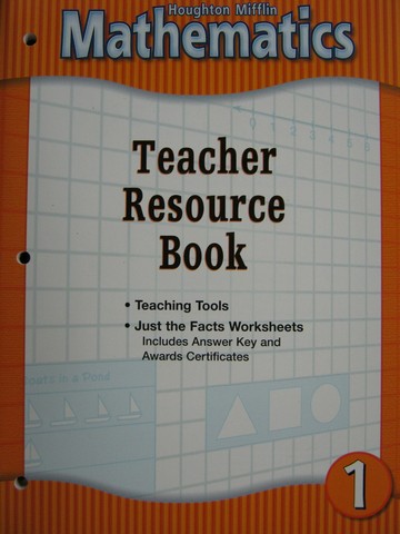 (image for) Mathematics 1 Teacher Resource Book (TE)(P)
