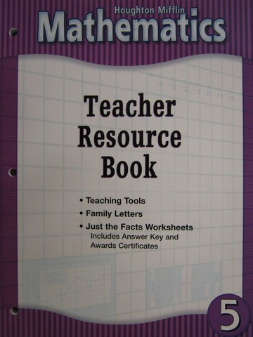 (image for) Mathematics 5 Teacher Resource Book (TE)(P)