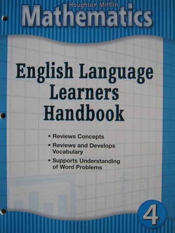 (image for) HM Mathematics 4 English Language Learners Handbook (P)