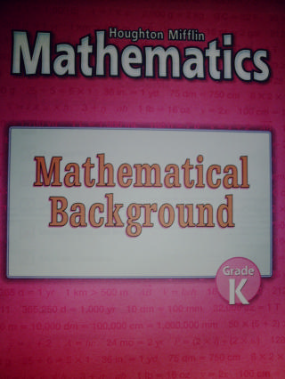 (image for) HM Mathematics K Mathematical Background (P)