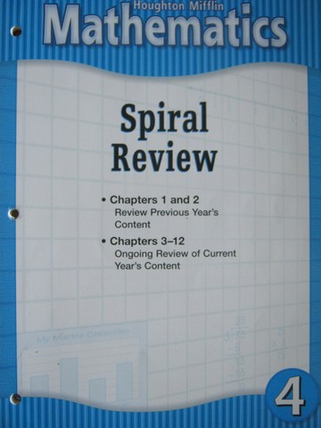 (image for) HM Mathematics 4 Spiral Review (P)
