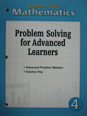 (image for) HM Mathematics 4 Problem Solving for Advanced Learners (P)
