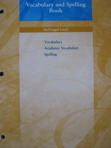(image for) Vocabulary & Spelling Book 6 (P)