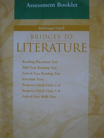 (image for) Bridges to Literature Level 1 Assessment Booklet (P)